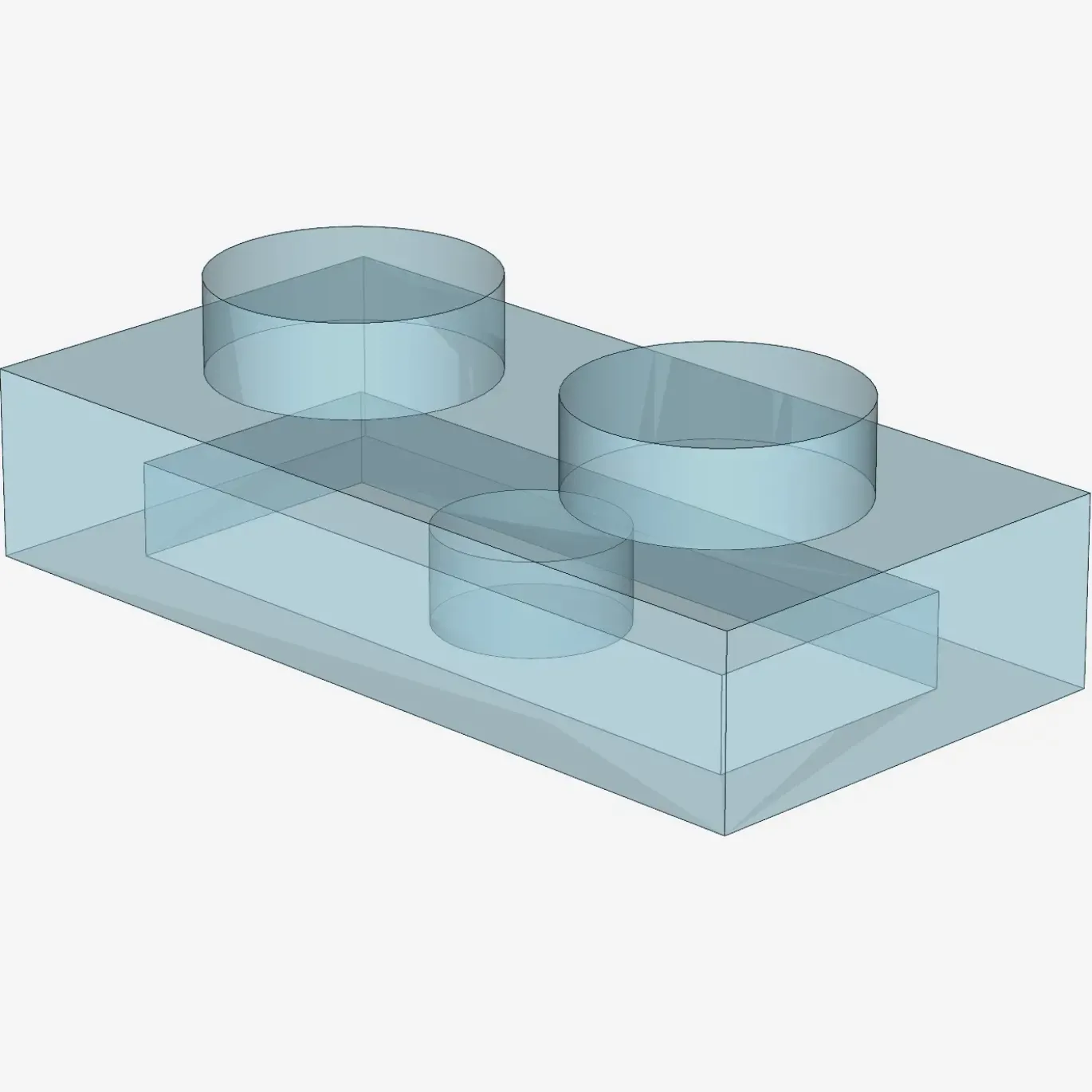 PLATE 1X2 X 100