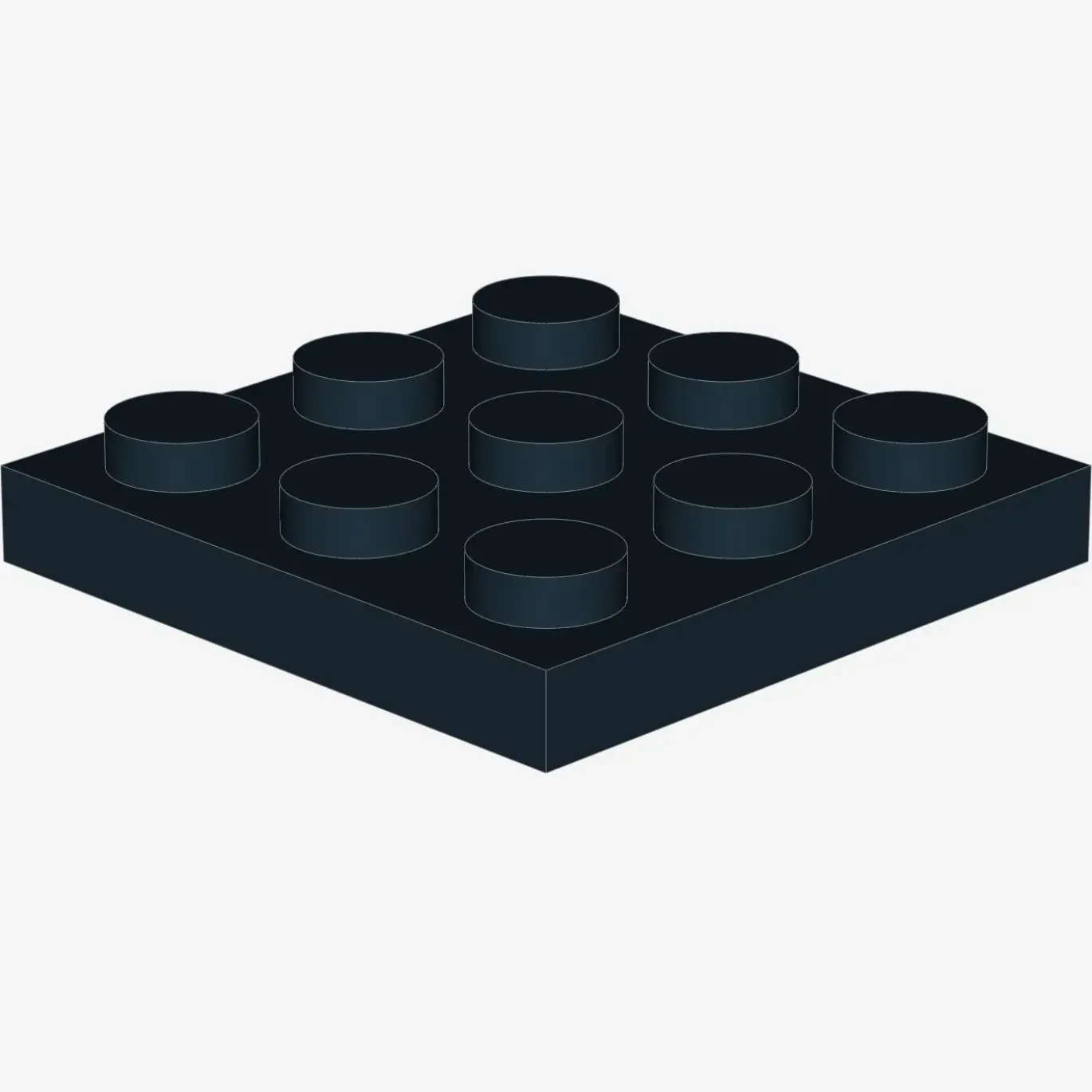 PLATE 3X3 X 50