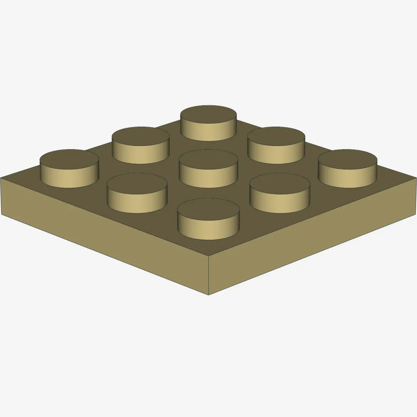 PLATE 3X3 X 50