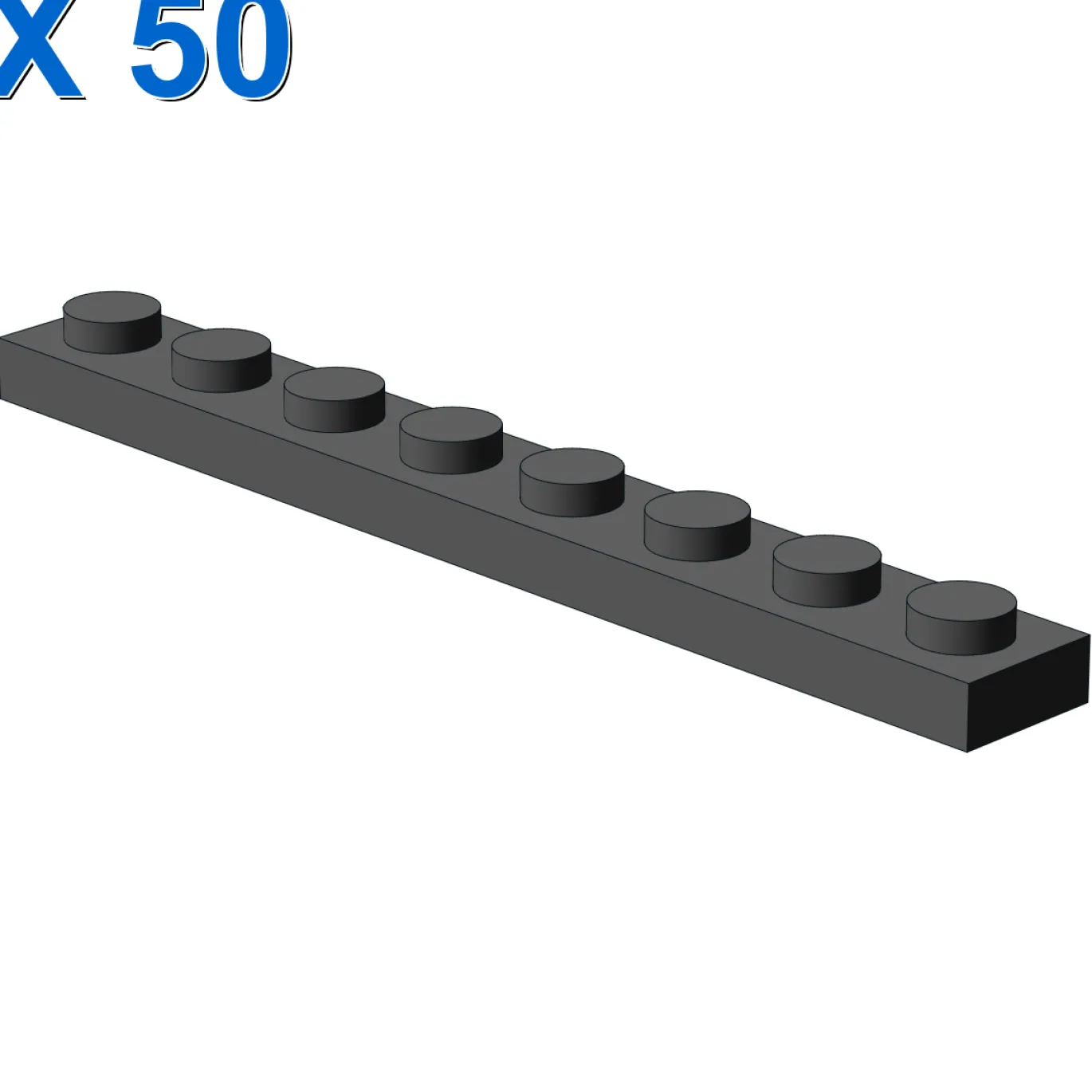 PLATE 1X8 X 50