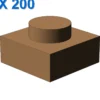 PLATE 1X1 X 200