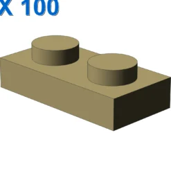 PLATE 1X2 X 100