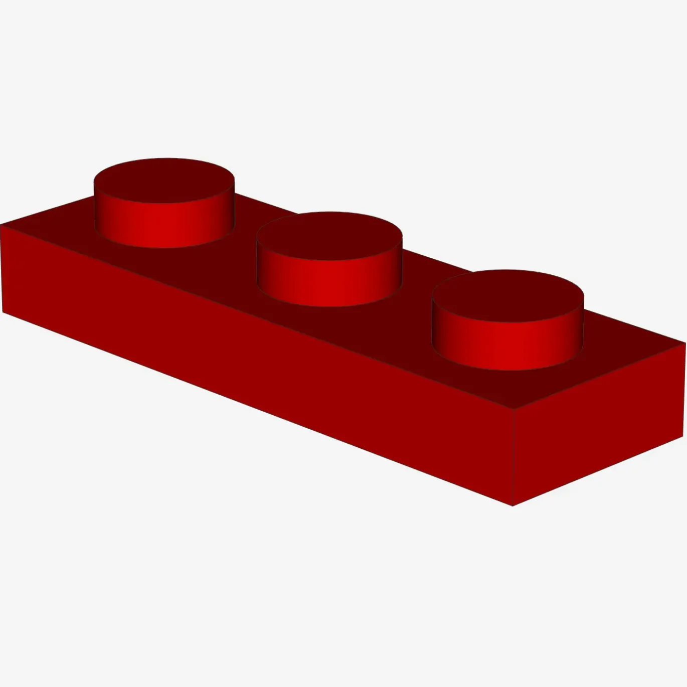 PLATE 1X3 X 100