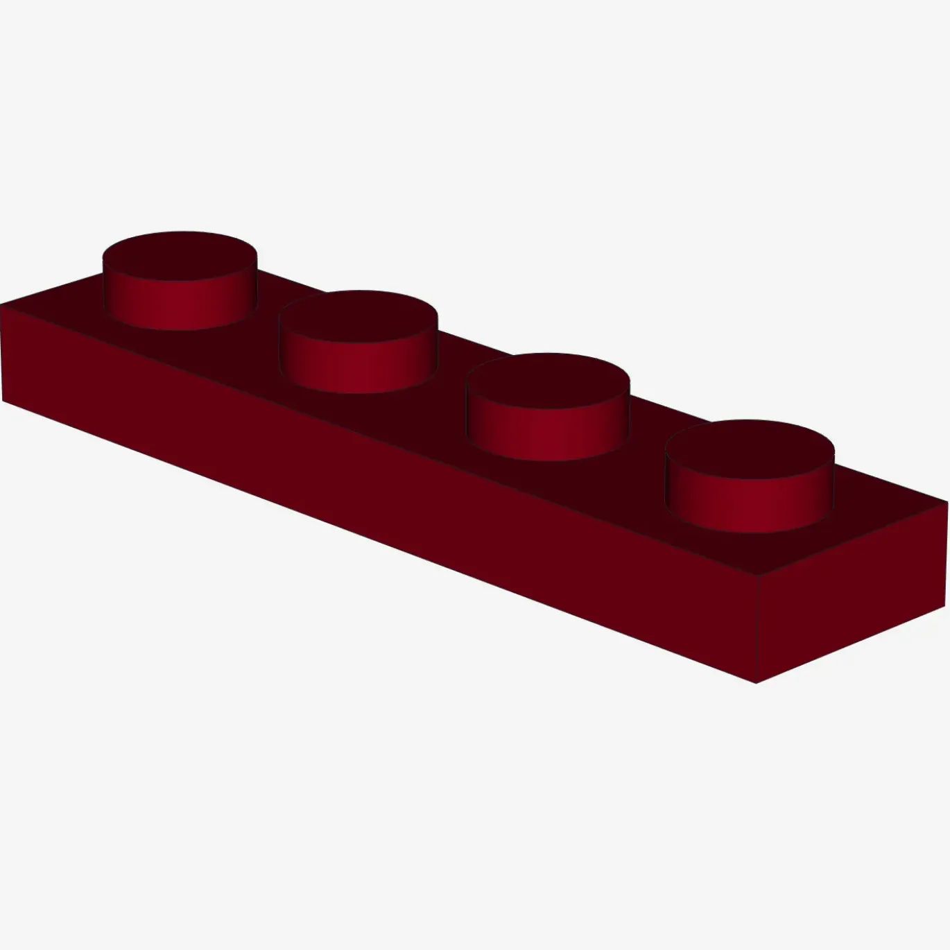 PLATE 1X4 X 100