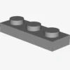 PLATE 1X3 X 600