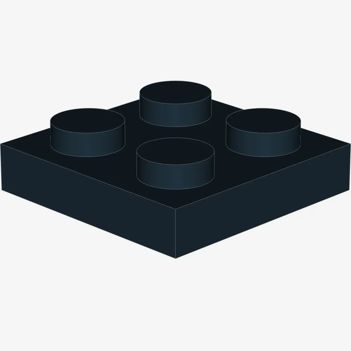 PLATE 2X2 X 100
