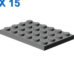 PLATE 4X6 X 15