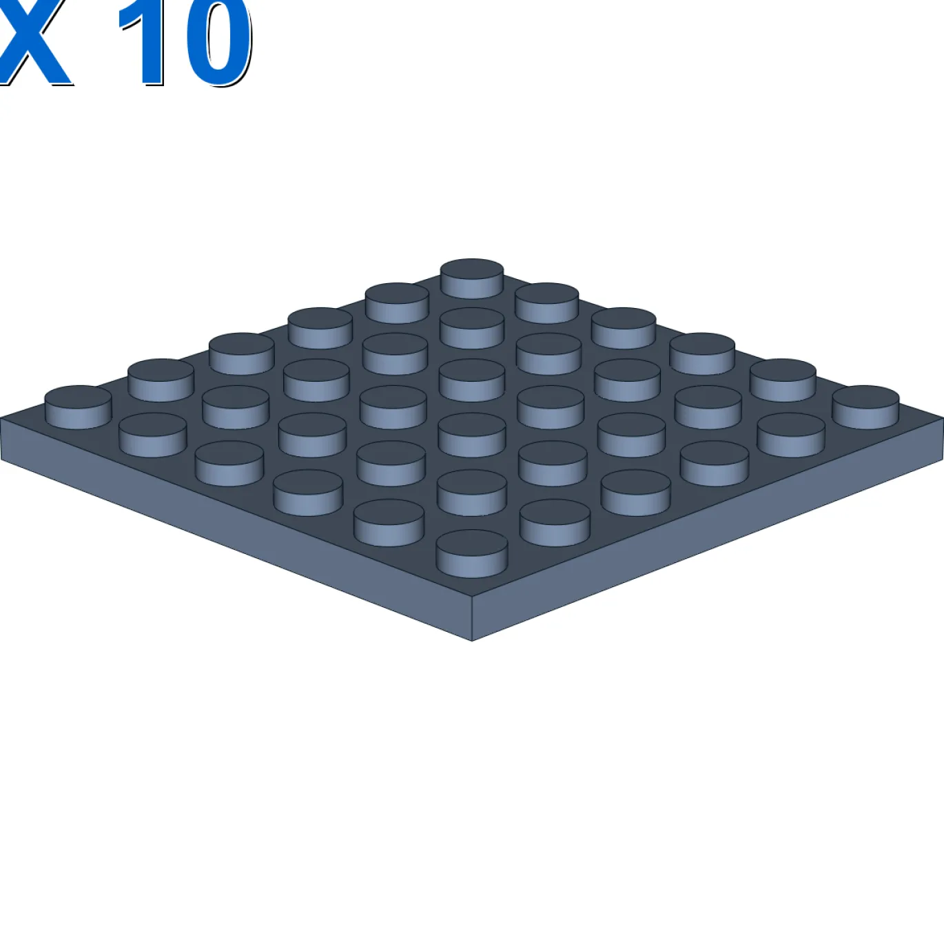 PLATE 6X6 X 10
