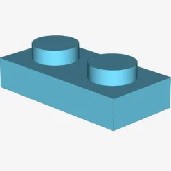 PLATE 1X2 X 100