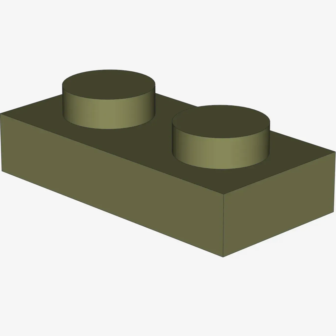 PLATE 1X2 X 100