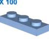PLATE 1X3 X 100