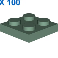 PLATE 2X2 X 100