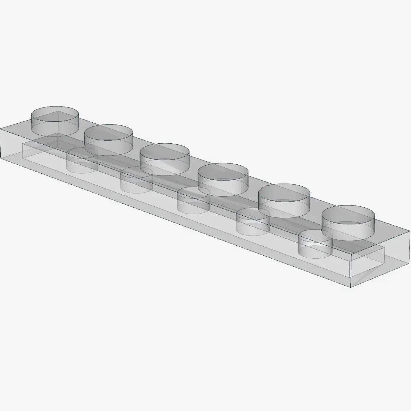 PLATE 1X6 X 50
