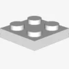 PLATE 2X2 X 100