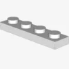 PLATE 1X4 X 100