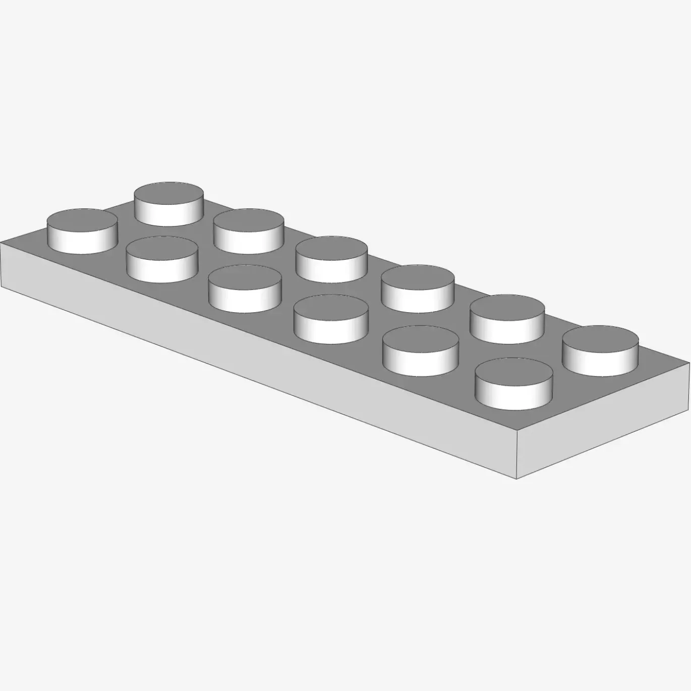 PLATE 2X6 X 25