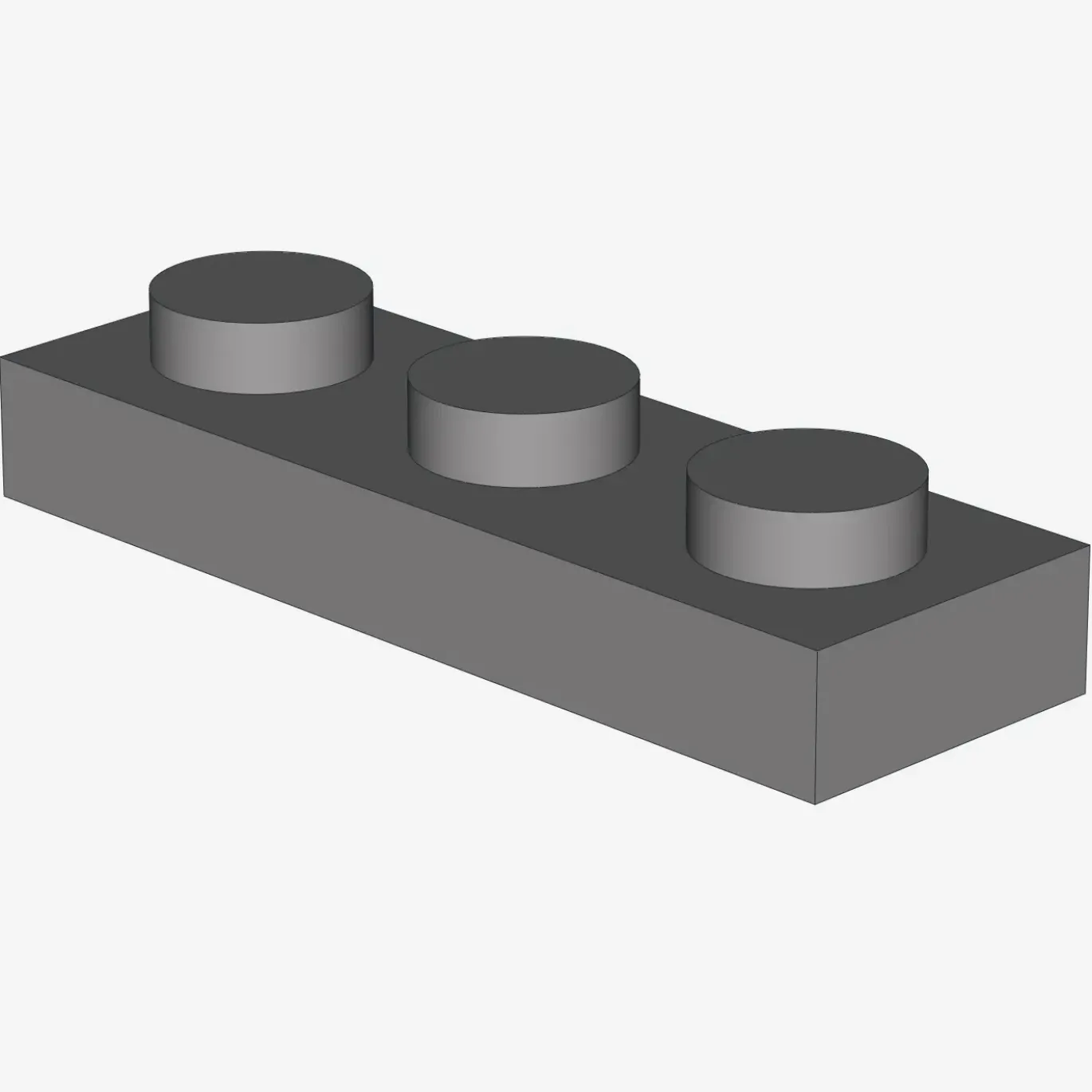 PLATE 1X3 X 100