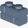 Profile brick 1x2 single gro. X 300