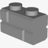 Profile brick 1x2 single gro. X 50
