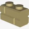Profile brick 1x2 single gro. X 50