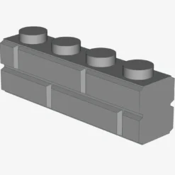 PROFILE BRICK 1x4 SINGLE GRO. X 25