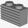 PROFILE BRICK 1X2 X 50