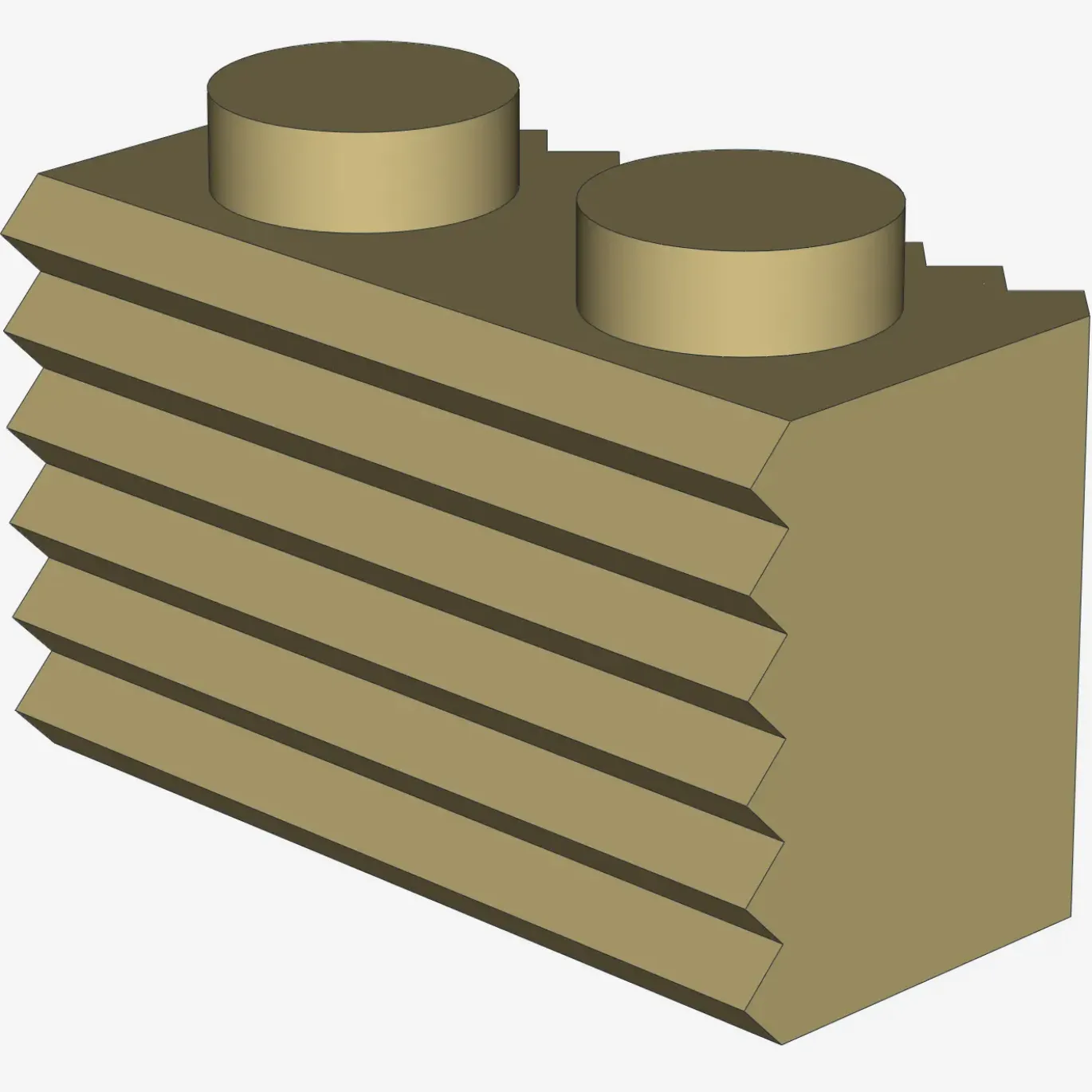 PROFILE BRICK 1X2 X 50