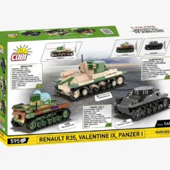 Renault R35 - Valentine IX - Panzer I