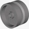 RIM Ø18X12 W CROSS & STUD X 50