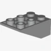 ROOF TILE 2X3/25° INV. X 25