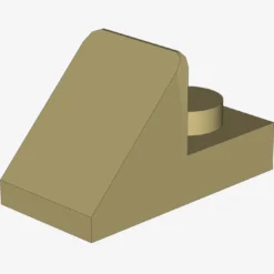 ROOF TILE 1X2 45° W 1/3 PLATE X 100