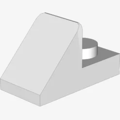 ROOF TILE 1X2 45° W 1/3 PLATE X 100