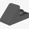 ROOF TILE 1X2 45° W 1/3 PLATE X 100