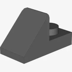ROOF TILE 1X2 45° W 1/3 PLATE X 100