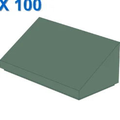 ROOF TILE 1 X 2 X 2/3, ABS X 100