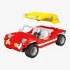 Roter Buggy mit gelbem Dach