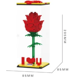 Rote Rose (diamond blocks)