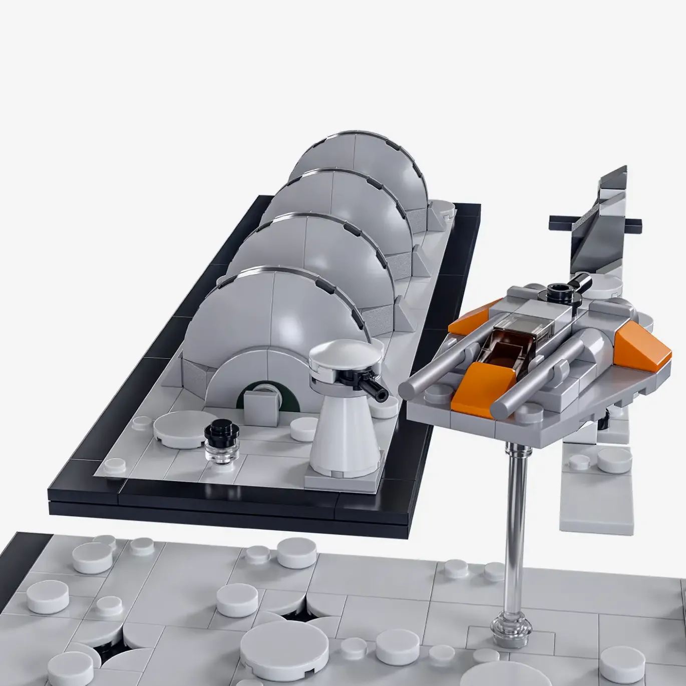 Schildgenerator + Monsterhöhle auf dem Eisplanet