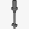 SKI STICK 3M, W/SHAFT Ø3,2 X 200