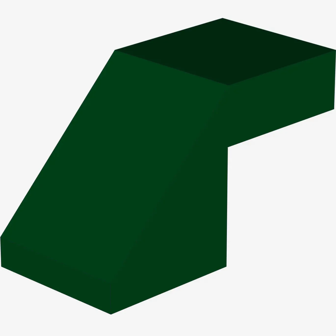 Slope 45 2 x 1 with Cutout without Stud X 100