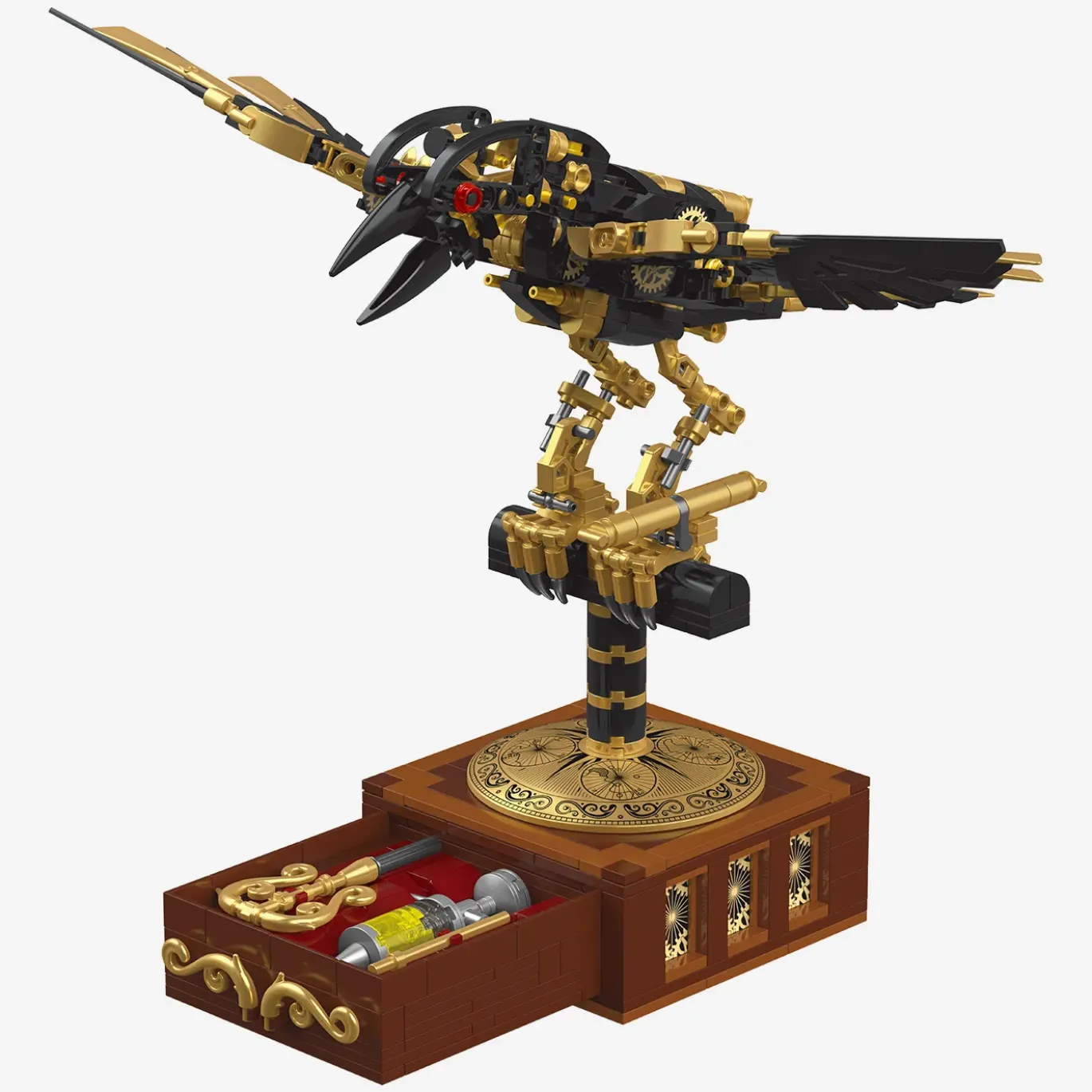 Steampunk Mech-Elster