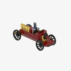 Steampunk Motorwagen und Flugmaschinen