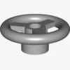 STEE.WHEEL Ø16 F/CONSOLE 2X2 X 100
