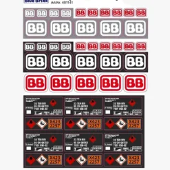 Stickerbogen Eisenbahn Güterwagen