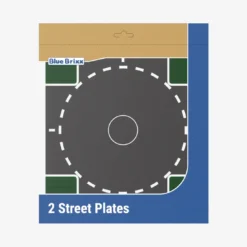 Straßenplatten 2x 32x32 Kreisverkehr green