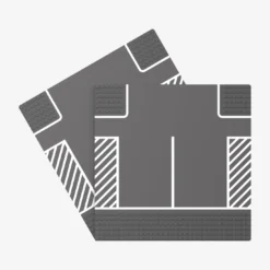 Straßenplatten 2x 32x32 Parkplatz dark bluish gray