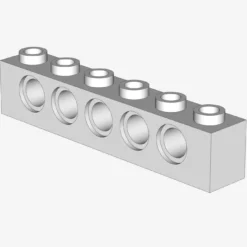 TECHNIC BRICK 1X6, Ø4,9 X 20