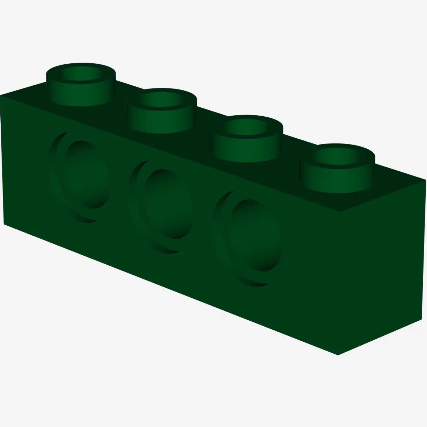 TECHNIC BRICK 1X4, Ø4,9 X 50