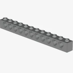 TECHNIC BRICK 1X12, Ø4,9 X 10