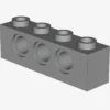 TECHNIC BRICK 1X4, Ø4,9 X 50